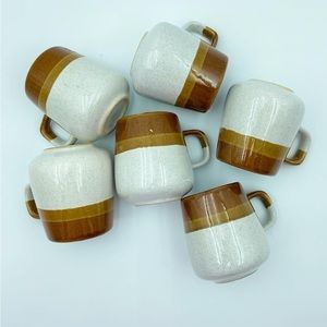 Light Neutrals Terracotta Clay Mugs